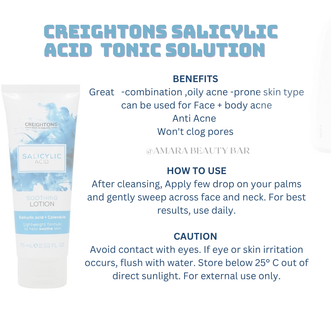 CREIGHTONS SALICYLIC ACID SOOTHING LOTION 75ML