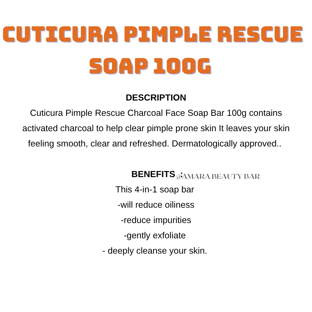 Cuticura pimple rescue soap 100g