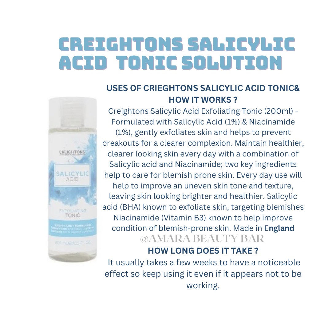 Creightons salicylic acid Toner 200ml