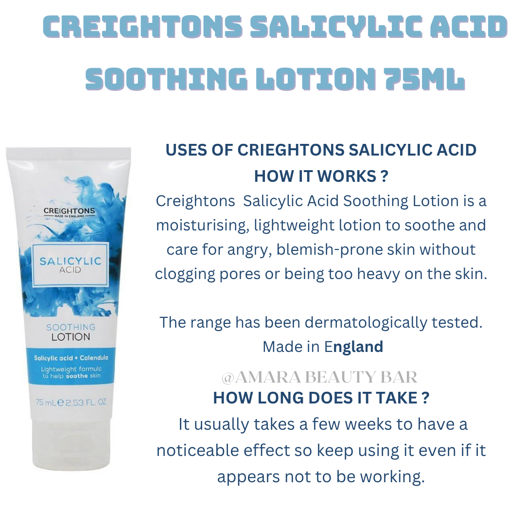CREIGHTONS SALICYLIC ACID SOOTHING LOTION 75ML