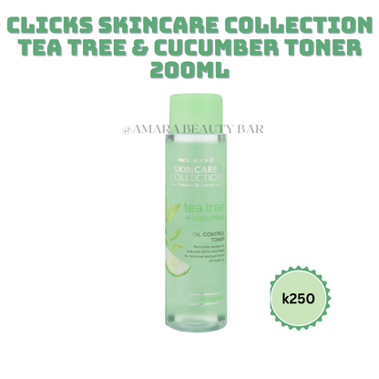 Click Skincare Collection Tea Tree and cucumber Toner