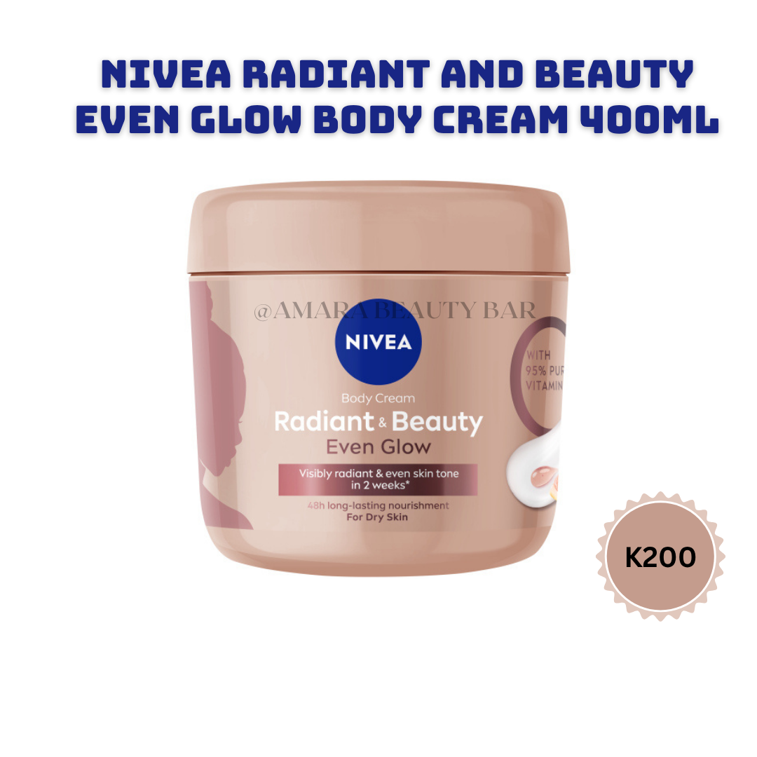 NIVEA EVEN GLOW BODY CREAM 400ML