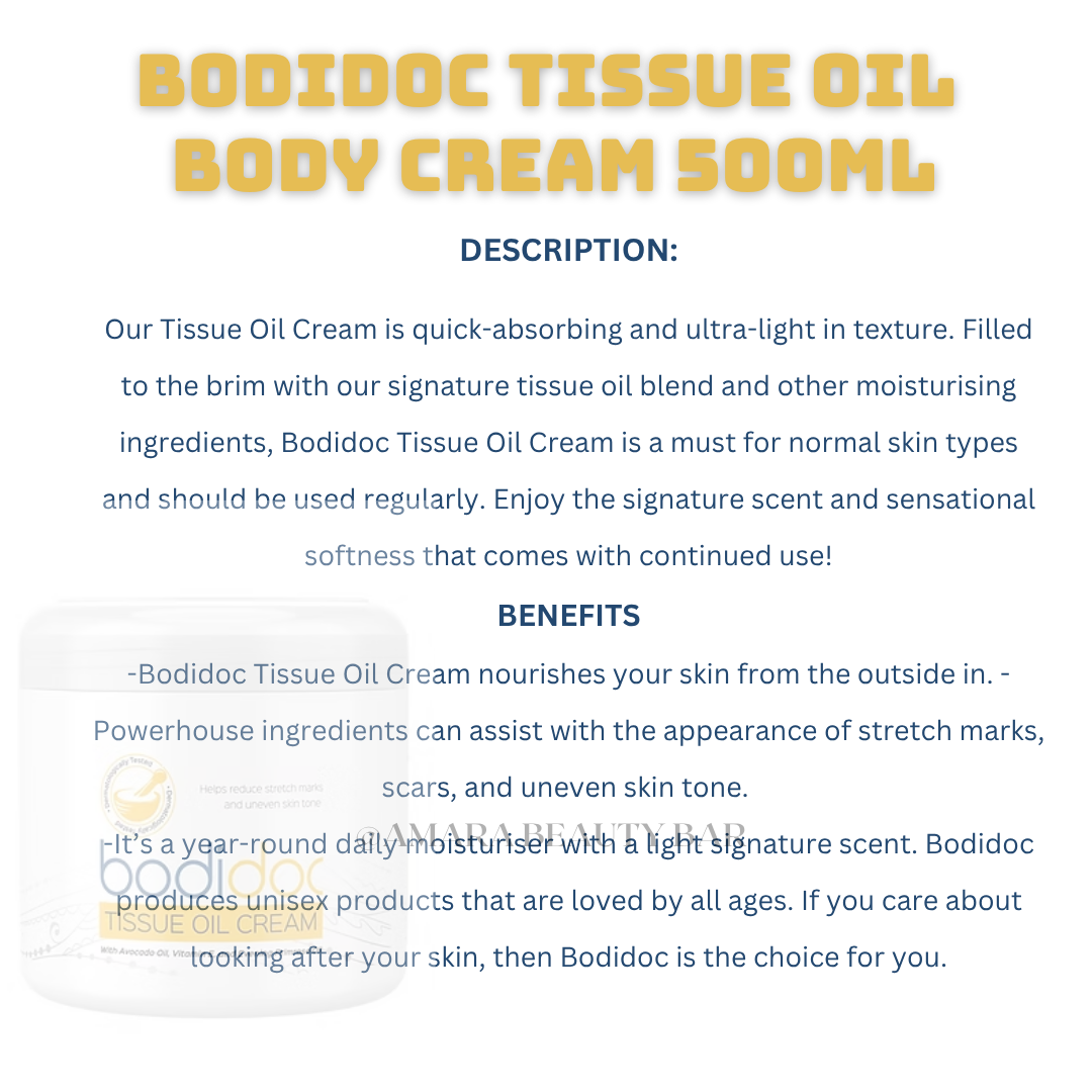 BODIDOC TISSUE OIL BODY CREAM 500ML