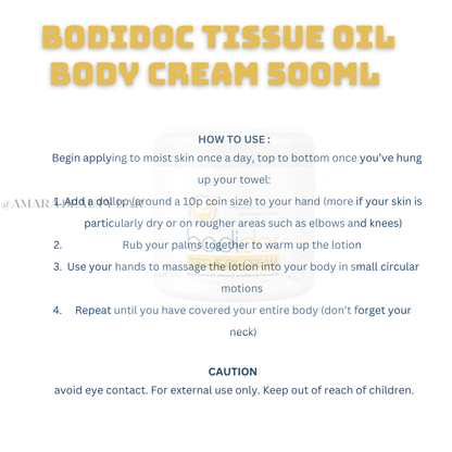 BODIDOC TISSUE OIL BODY CREAM 500ML