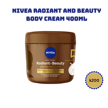 NIVEA RADIANT AND BEAUTY BODY CREAM 400ML
