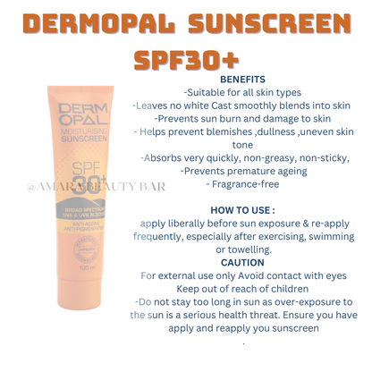 DERMOPAL SUNSCREEN SPF 30+