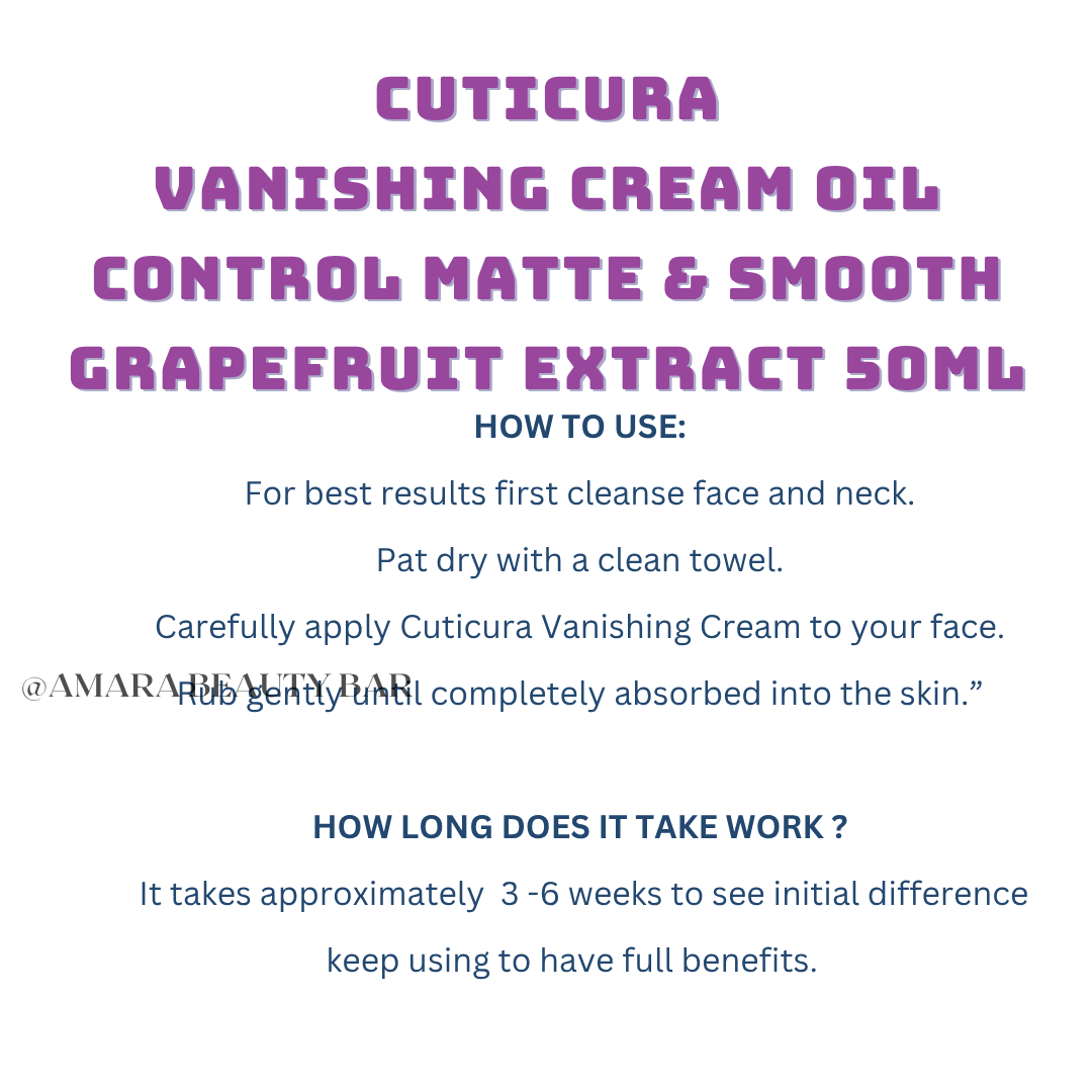 CUTICURA VANISHING CREAM GRAPEFRUIT EXTRACT 50ML