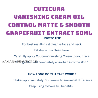CUTICURA VANISHING CREAM GRAPEFRUIT EXTRACT 50ML