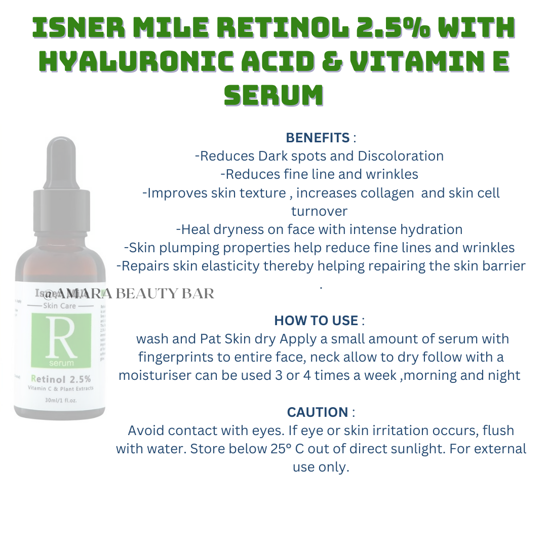ISNER MILE RETINOL 30 ML 2.5%