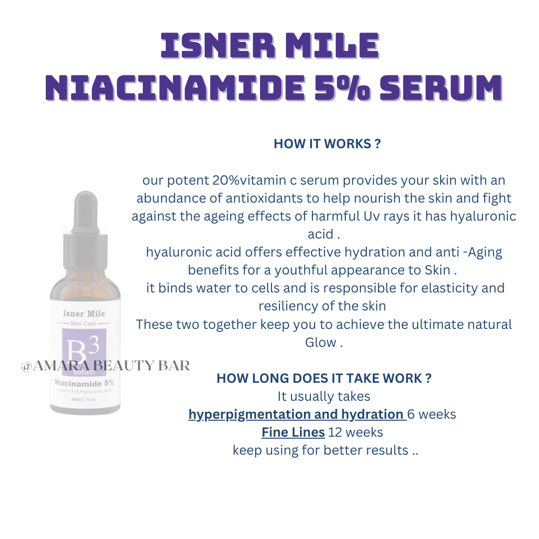 ISNER MILE NIACINAMMIDE 5% SERUM 30 ML