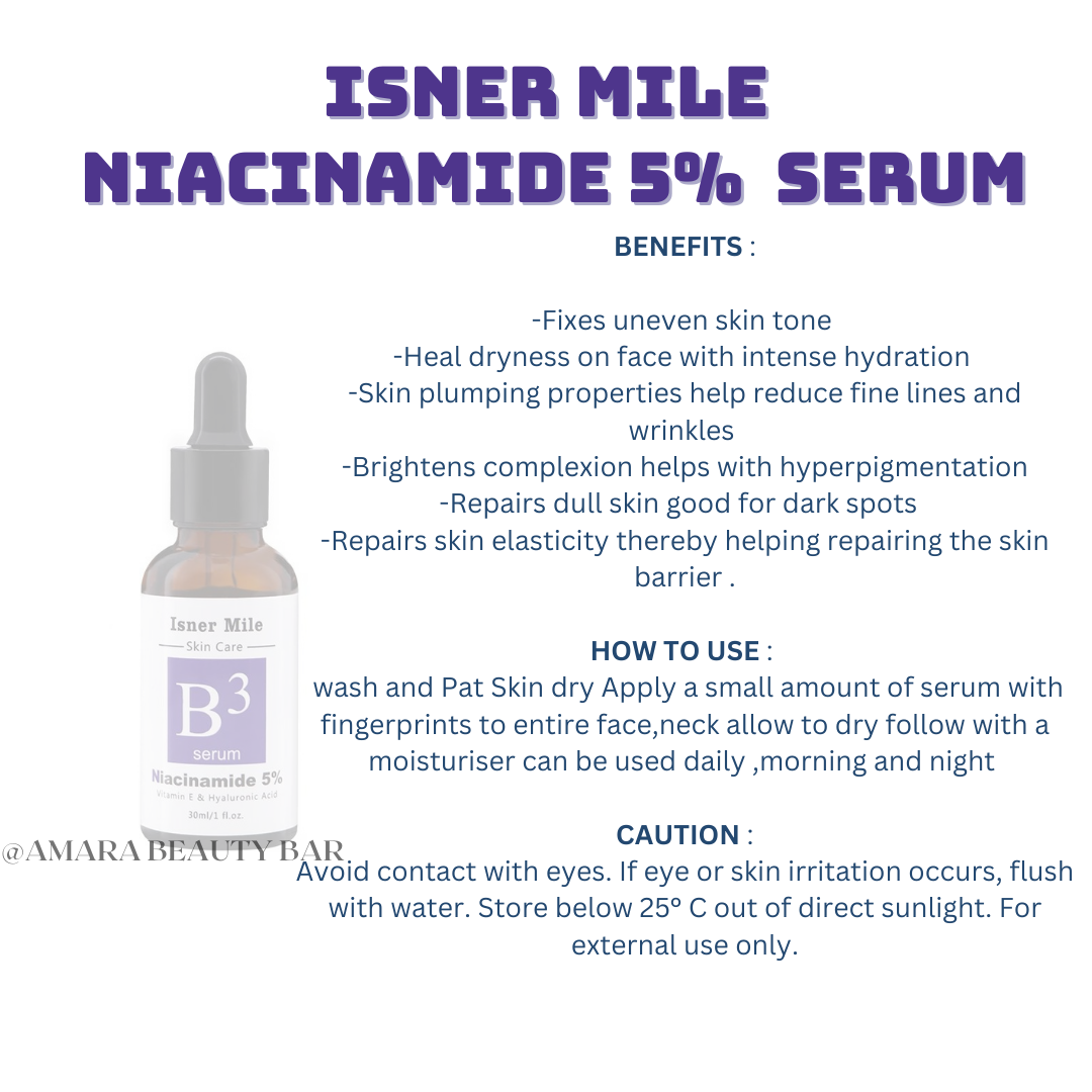 ISNER MILE NIACINAMMIDE 5% SERUM 30 ML