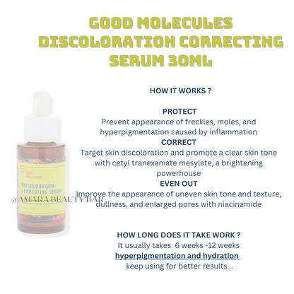GOOD MOLECULES DISCOLORATION CORRECTING SERUM 30 ML