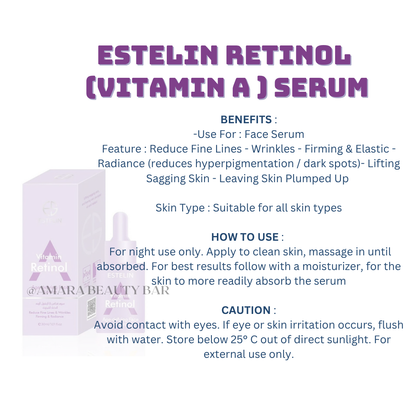 ESTELIN RETINOL VITAMIN A SERUM 30ML