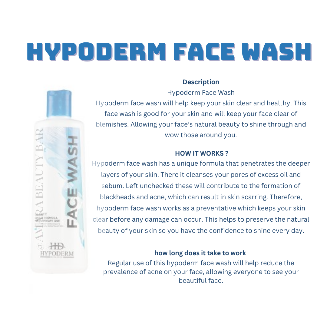 HYPODERM FACE WASH
