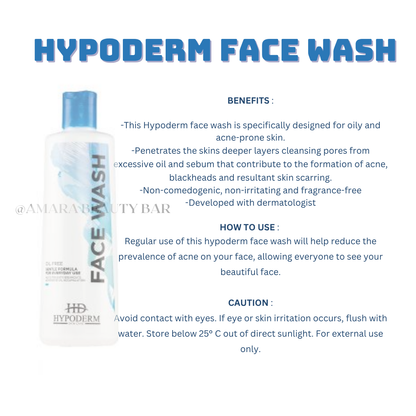 HYPODERM FACE WASH
