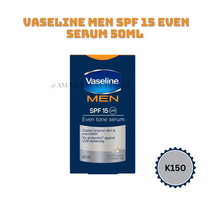 VASELINE MEN SPF15 EVEN SERUM 50ML