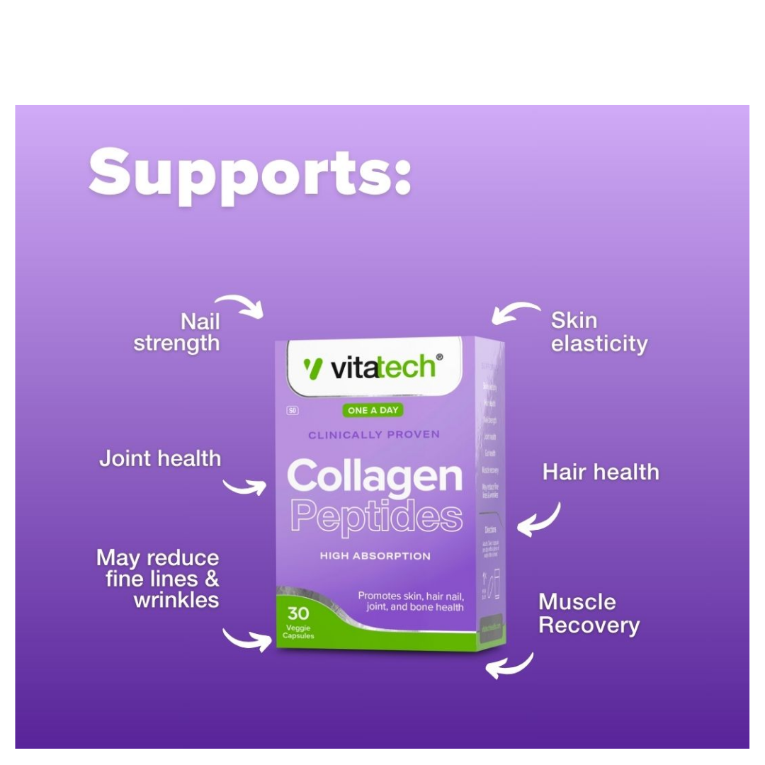 VITATECH COLLAGEN PEPTIDES 30 CASPULES