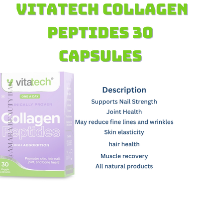 VITATECH COLLAGEN PEPTIDES 30 CASPULES