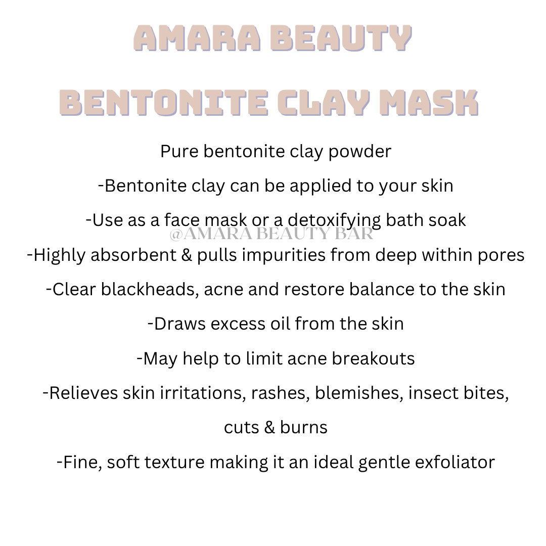 AMARA BENTONITE CLAY  100G