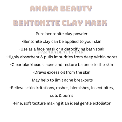 AMARA BENTONITE CLAY  100G