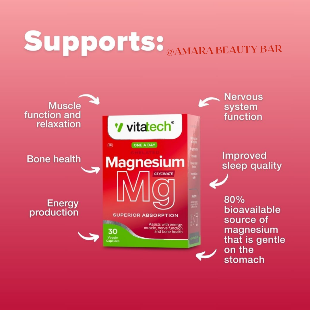 VITATECH MAGNESIUM GLYCINATE 30 CASPULES