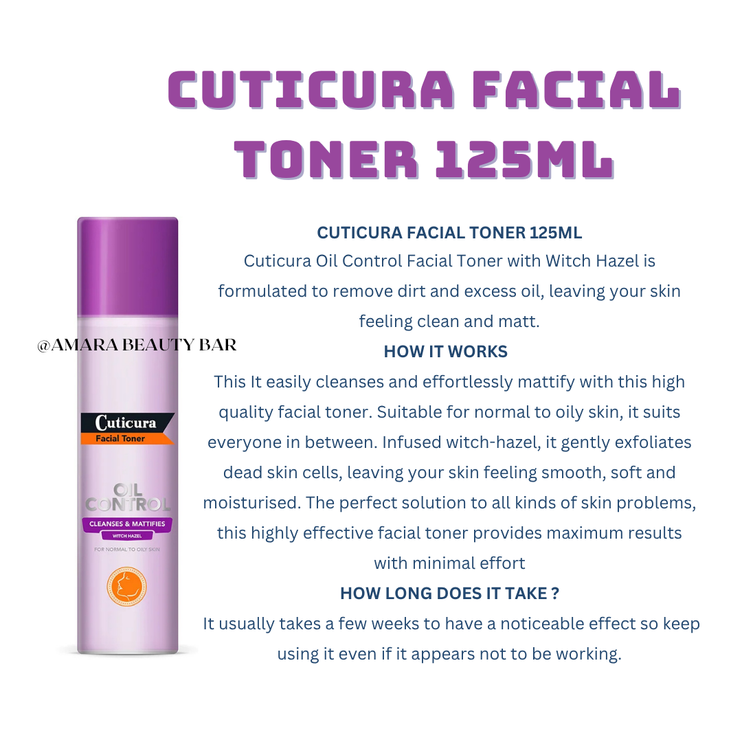 Cuticura Facial Toner 125mls