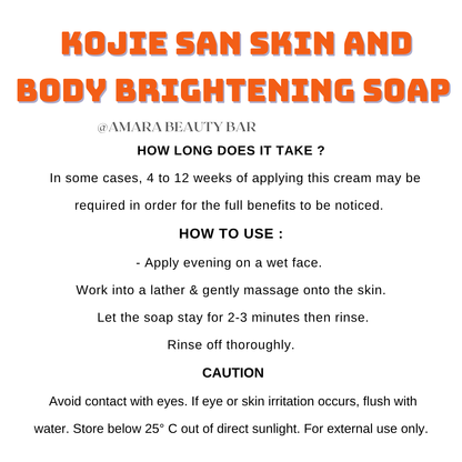 Kojiesan Body and face Brightening soap