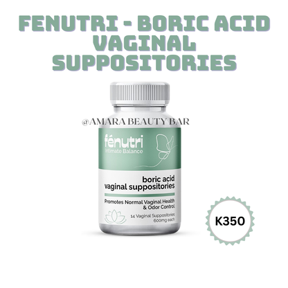 FENTURI -BORIC ACID VAGINAL SUPPOSITORIES