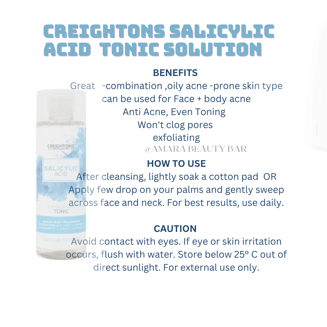 Creightons salicylic acid Toner 200ml