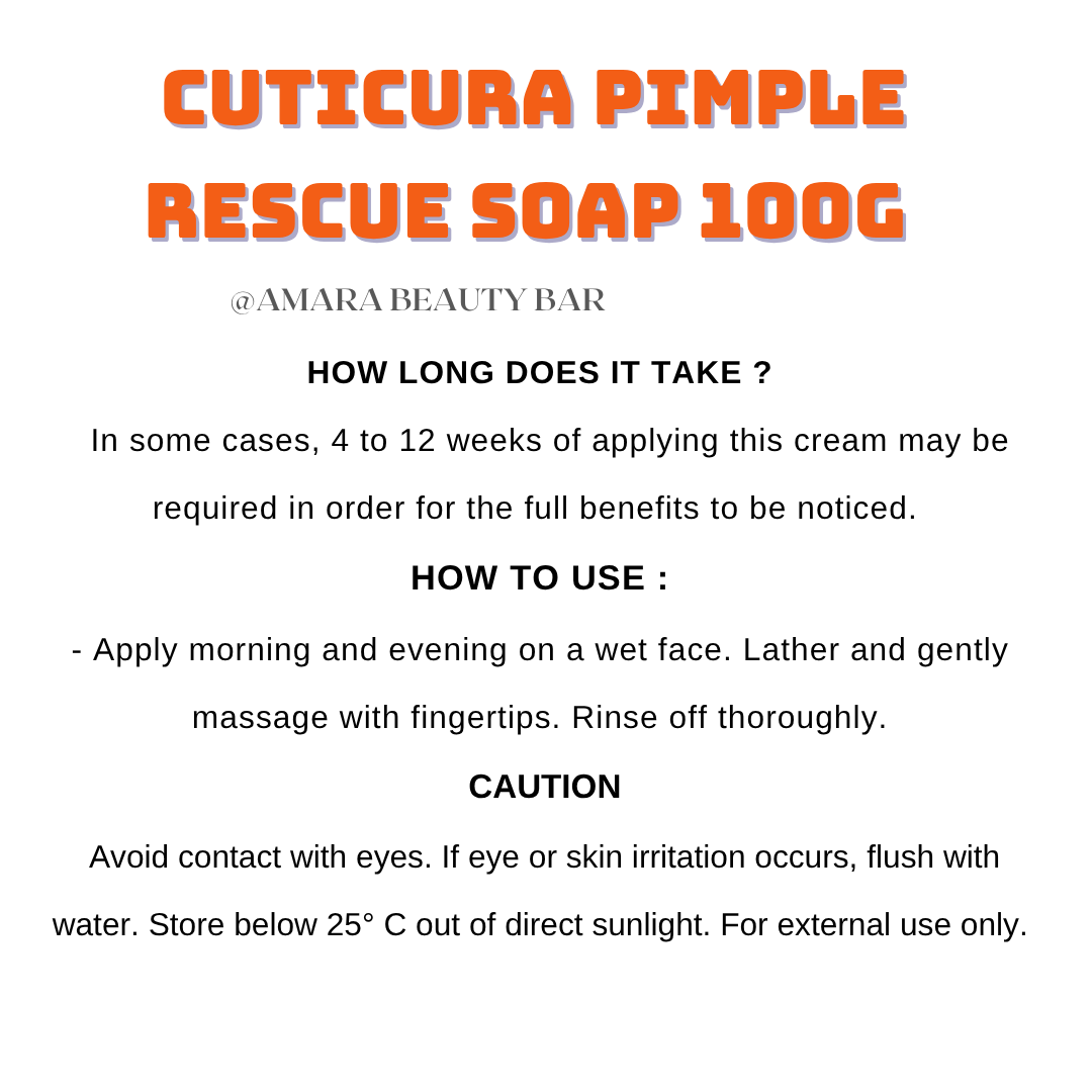 Cuticura pimple rescue soap 100g