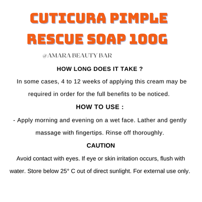 Cuticura pimple rescue soap 100g