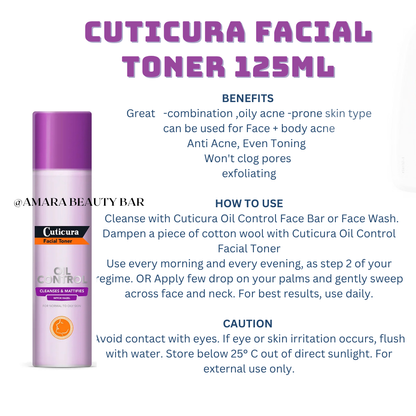 Cuticura Facial Toner 125mls